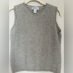 100% Cashmere Sutton Studio Bloomingdale’s Tank